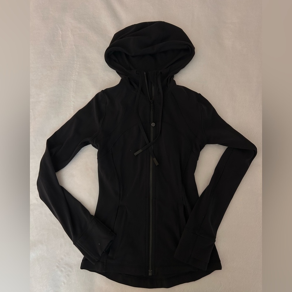 Lululemon Black Hooded Align Zip-Up Jacket
